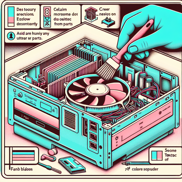 How to Clean Fan Blades in Vintage PCs