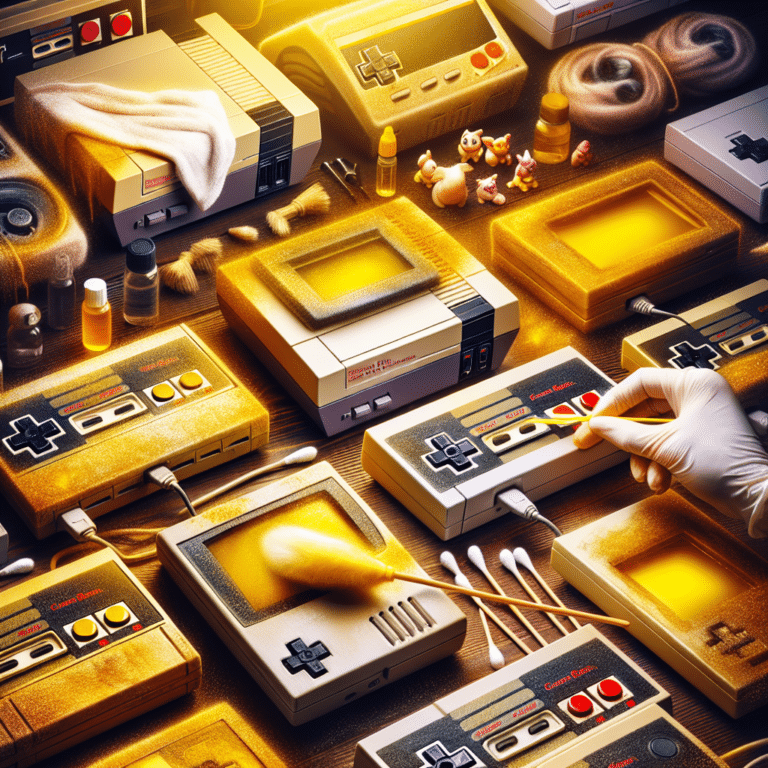 Cleaning Yellowing From Retro Consoles