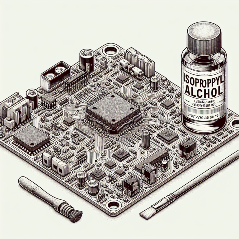Efficacy of Isopropyl Alcohol in Electronics Cleaning