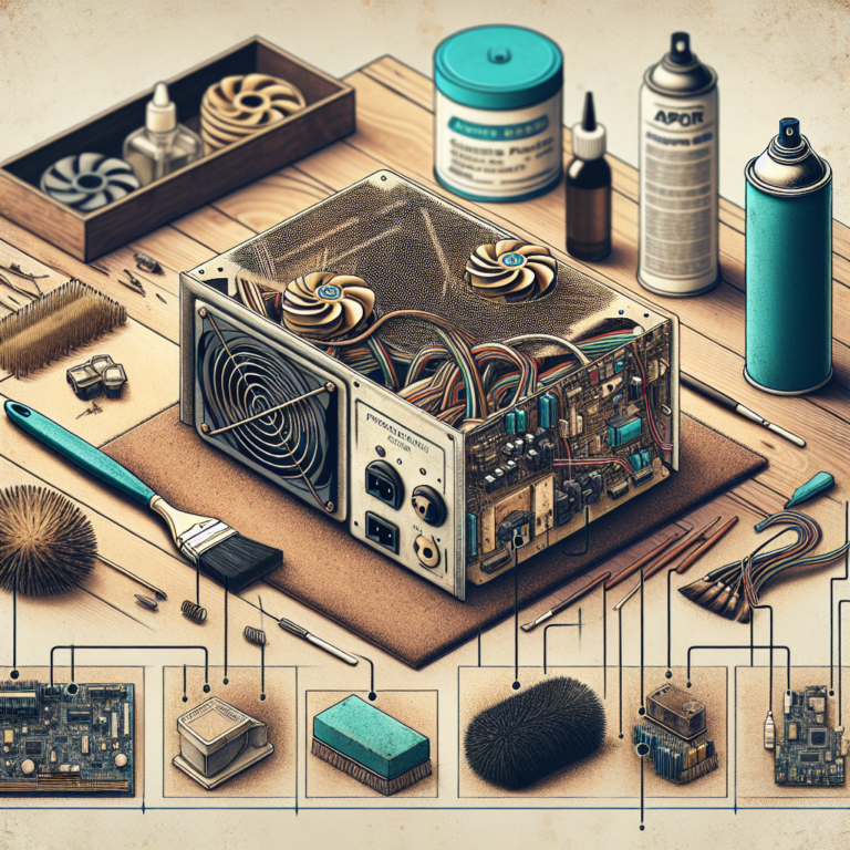 How to Clean Old Power Supplies