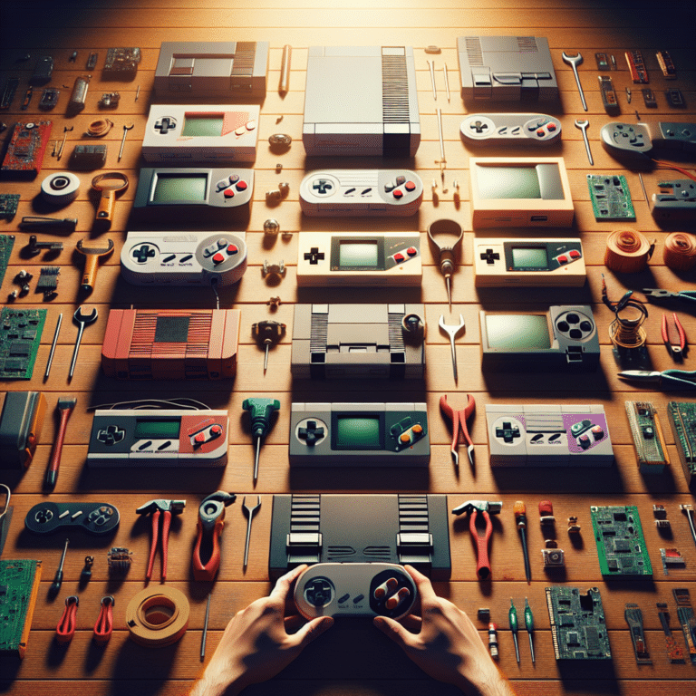<ol>
<li>"Reviving the Classics: Step-by-Step Guide to Restoring Old Game Consoles