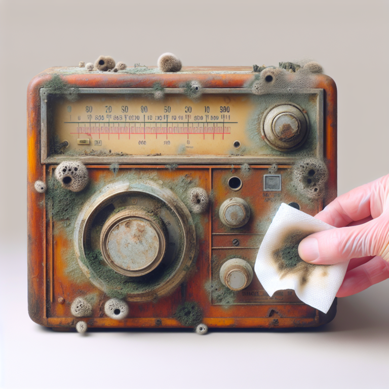 Remove Mold from Old Electronics