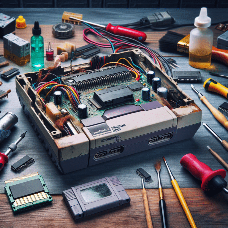 </li>
<li>"Restoration 101: Fixing Common Issues in Vintage Game Consoles".</li>
</ol>