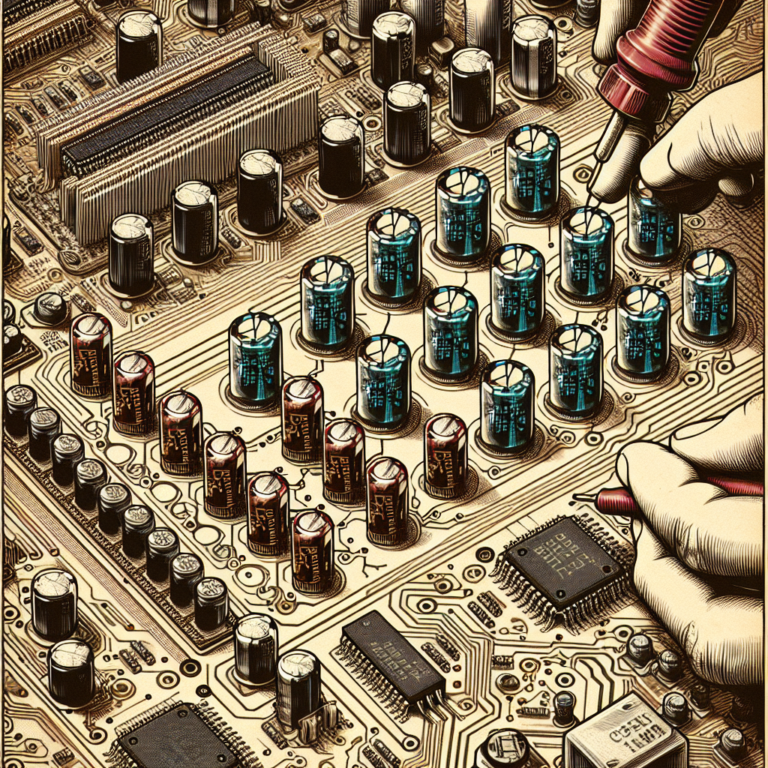 Revitalizing Capacitors on Antique Motherboards