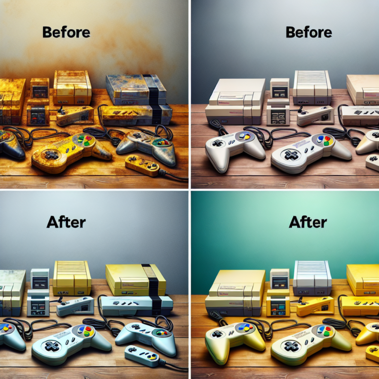 Remove Yellowing from Retro Consoles