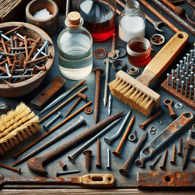 How to Remove Rust from Old Hardware