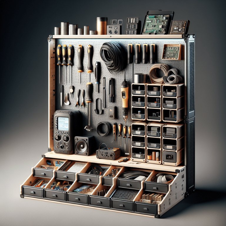 Storing in Style: Best Ideas for Electronics Tool Storage".