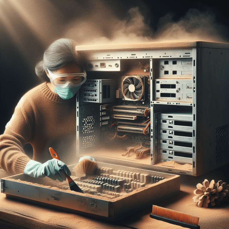 Cleaning Dust inside Old Computers