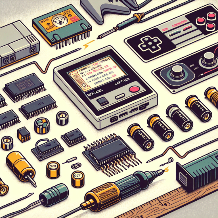 Replacing Capacitors on Vintage Game Consoles